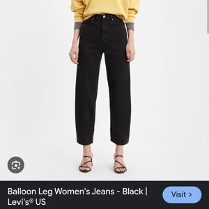 Levi's Women's Balloon Leg Jeans - Black